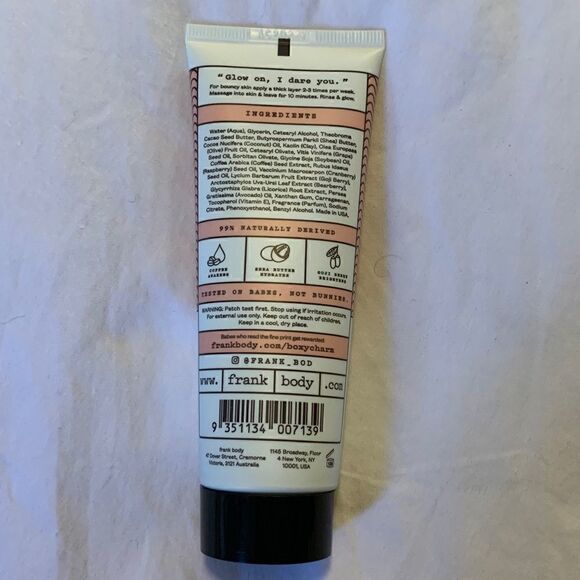 Frank Body Glow Mask FULL SIZE and BRAND NEW! - Picture 3 of 5